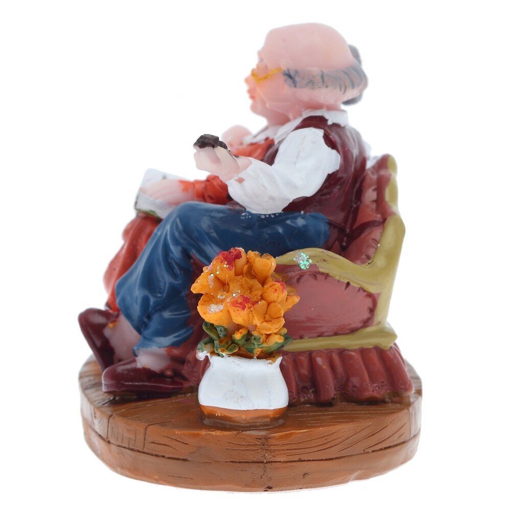 GAEM Фигурка декоративная "Бабушка с дедушкой", L8 W6 H7 см, 2в.