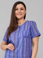 Пижама с бриджами КД-61/рогожкавасилек-цепочка