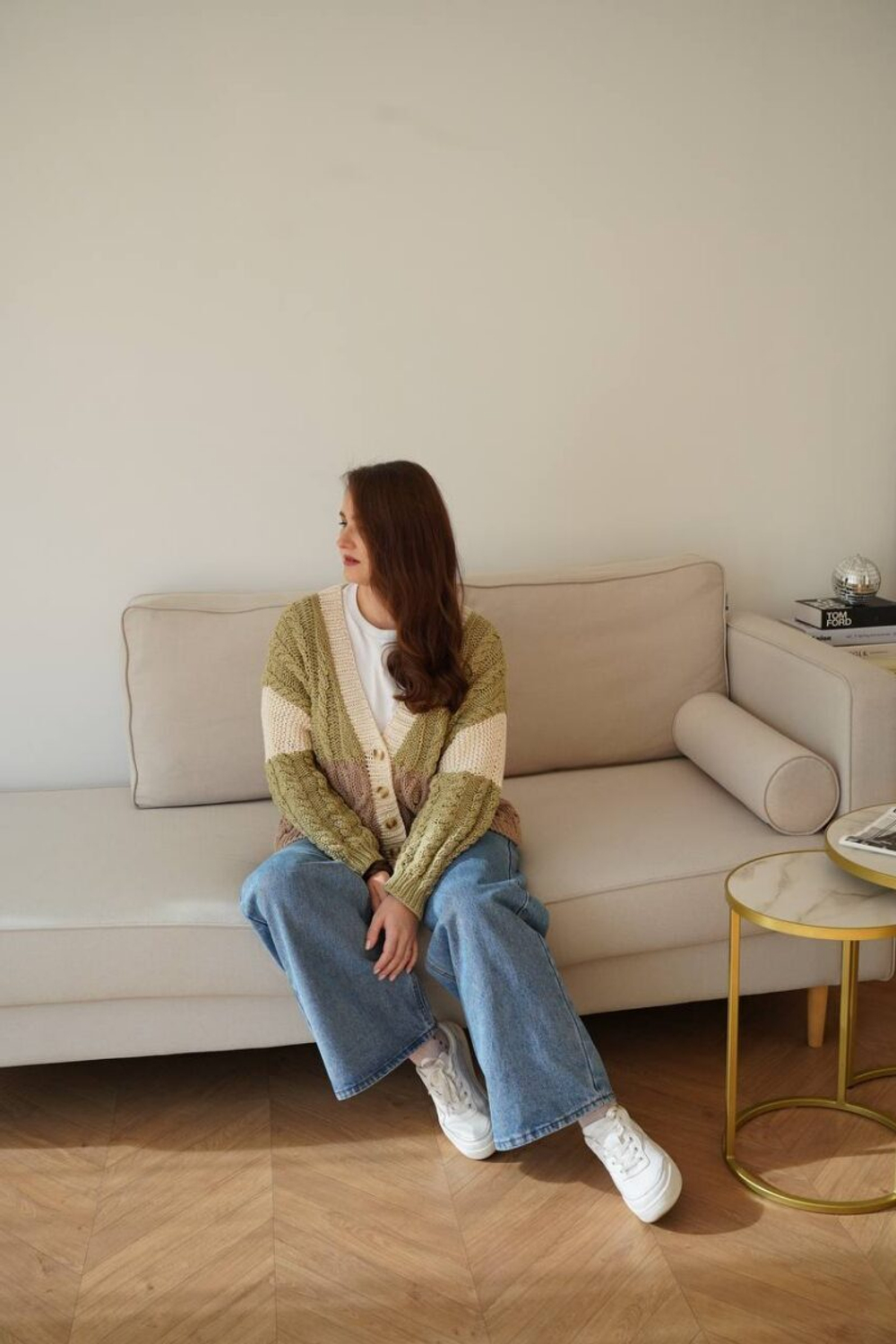 Описание кардигана спицами МАРИ, Автор — Валентина Пасхина