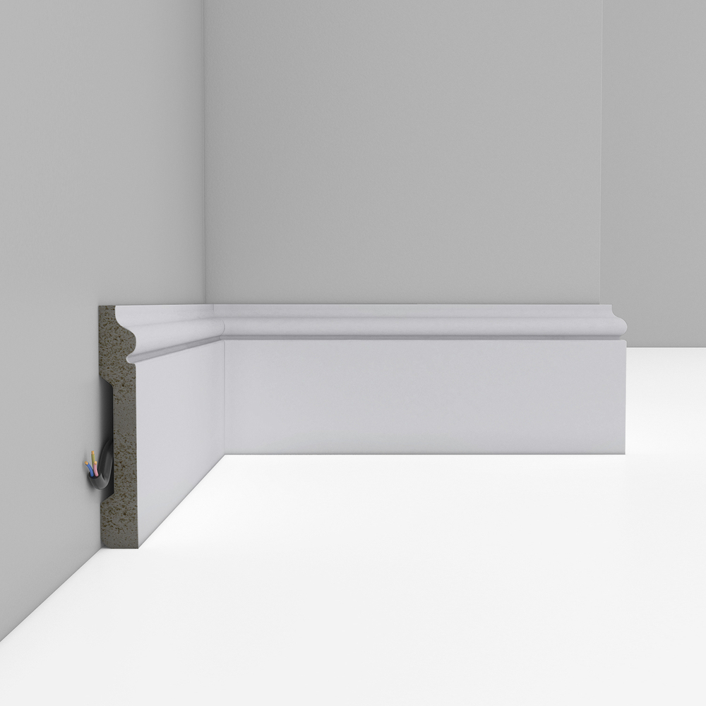 Плинтус напольный Decomaster ECO LINE D005-119 79х13х2400мм