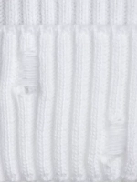 Шапка бини рваная и снуд осенние