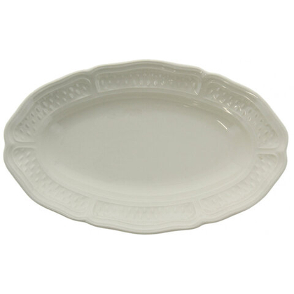 Блюдо овальное Gien Pont Aux Choux White (24 см)