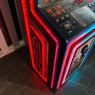 Игровой автомат виртуальной реальности с симуляцией морских сражений