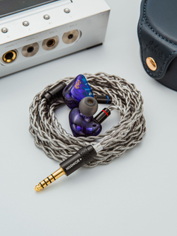Наушники проводные Hisenior Cano Cristalles, без микрофона, внутриканальные, 4.4 мм, 3.5 мм, 2.5 мм