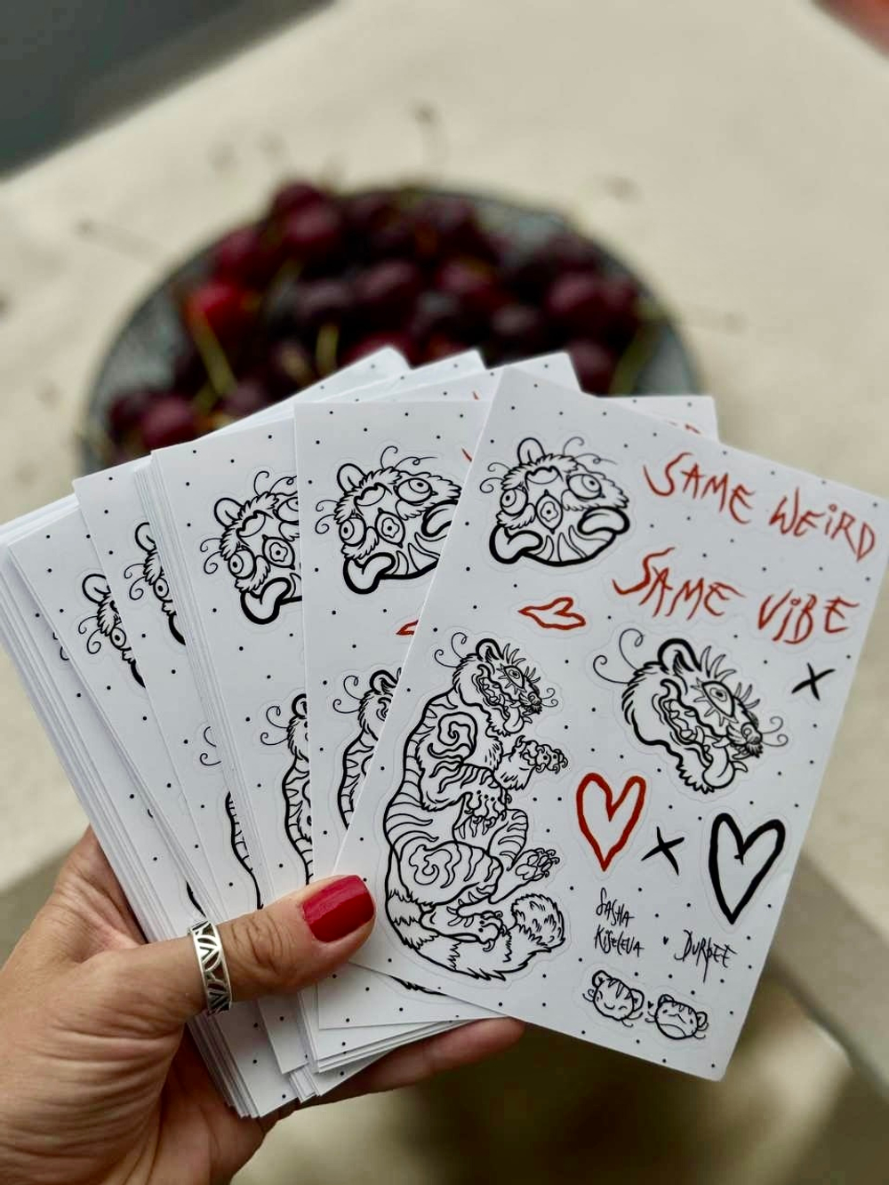 DURPEE x SASHA KISELEVA STICKER PACK