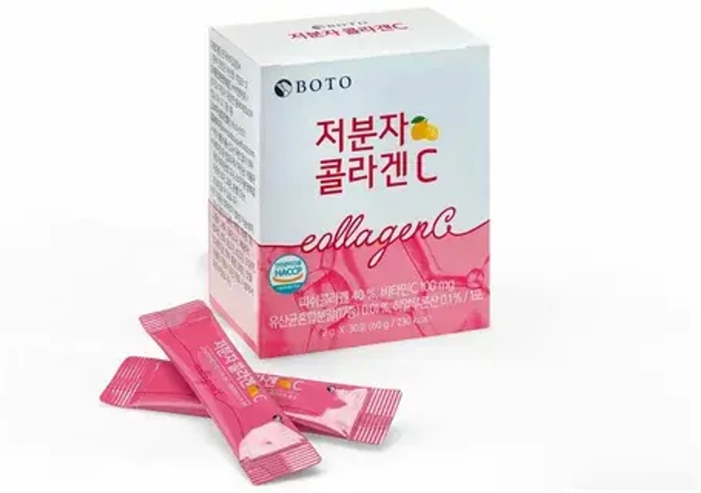 Коллаген низкомолекулярный с витамином С BOTO Low Molecular Collagen C Fast Absorption 2 гр