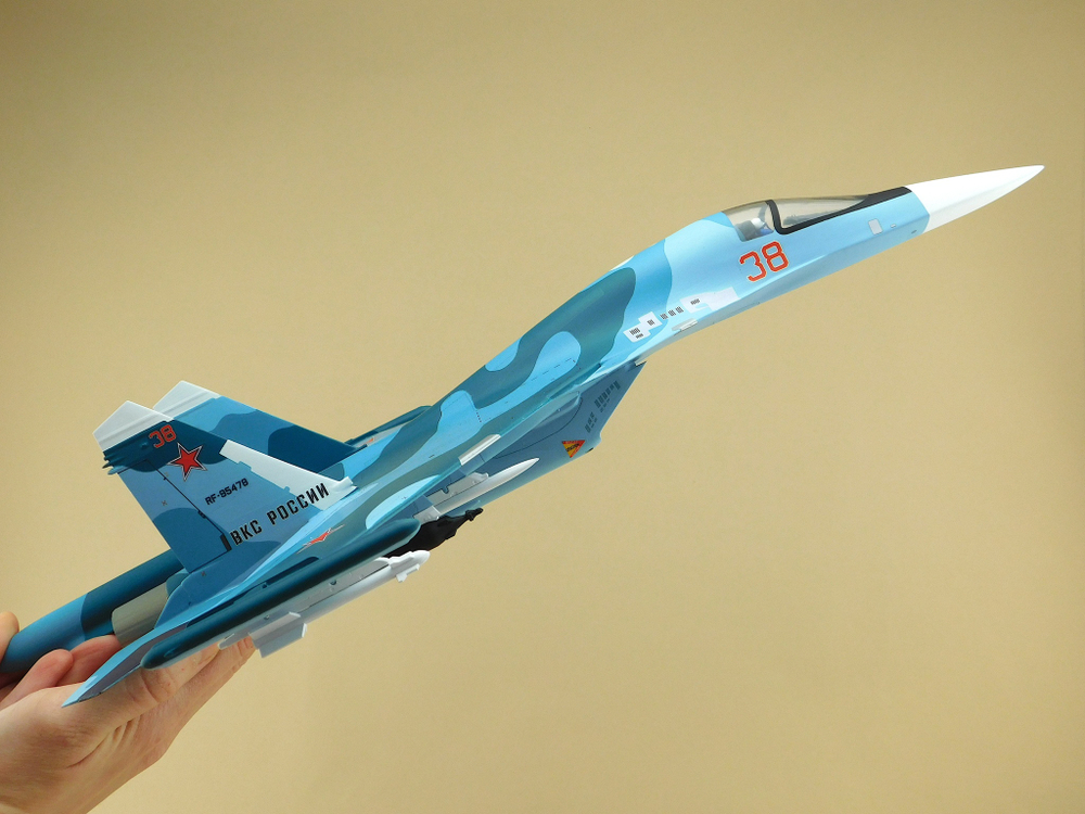Модель самолета Су-34 (М1:48 ВКС РОССИИ RF-95478_38 Хибины)