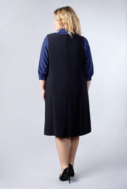 Сарафан женский 3730зп, Тёмно тёмно син #70ТТСи083730зп