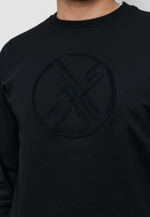 Свитшот SHANYRAQ APPLIQUE BLACK