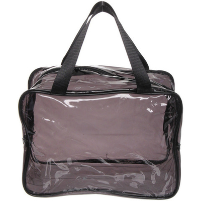 Косметичка прозрачная «MALINKA SHOP», цвет чернильная ночь, 28*20*15см