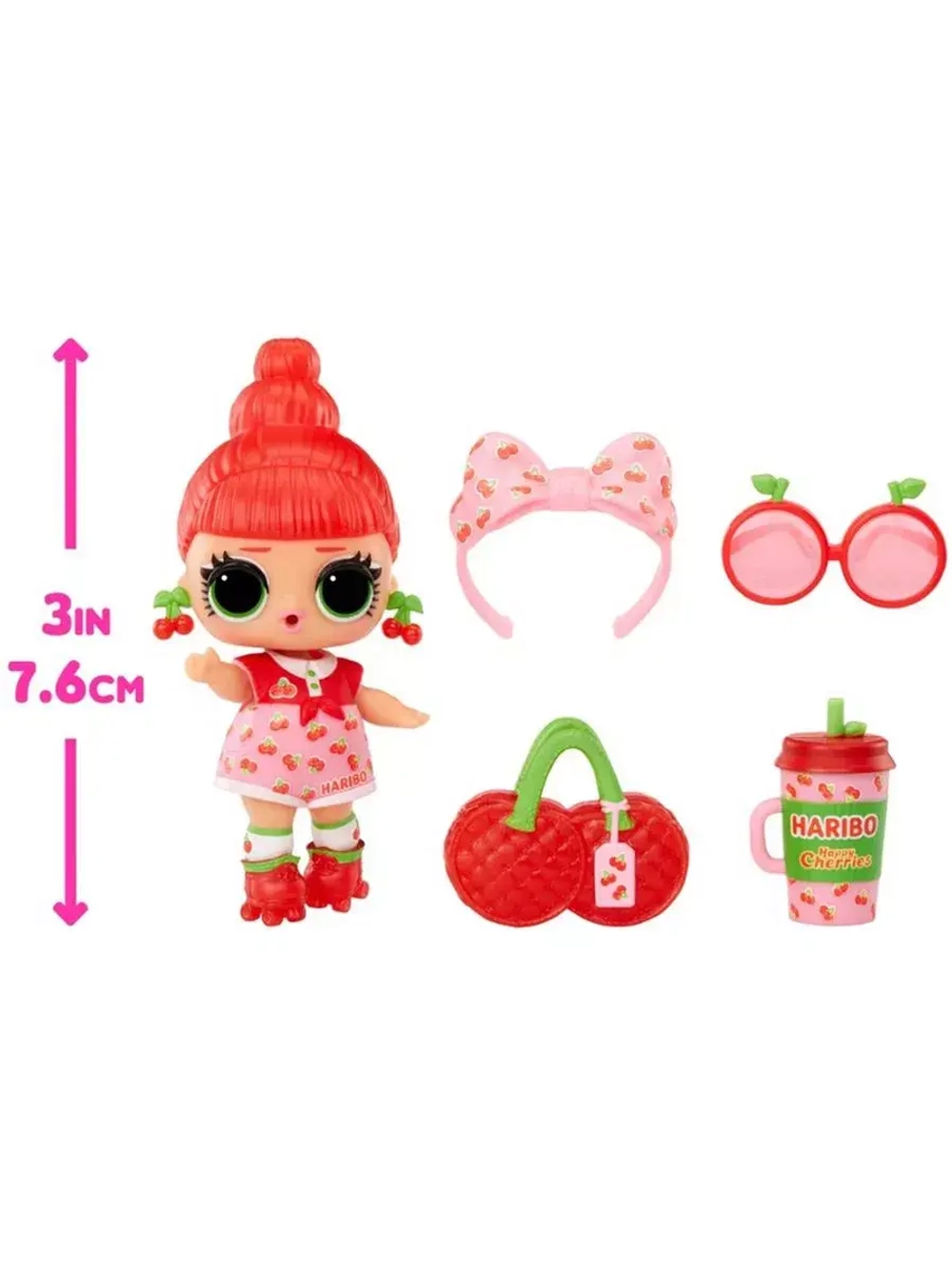 Кукла Лол в капсуле Lol Loves Mini Sweets Haribo оригинал