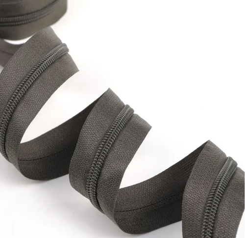 Молния рулонная спираль тип 5, цвет коричневый