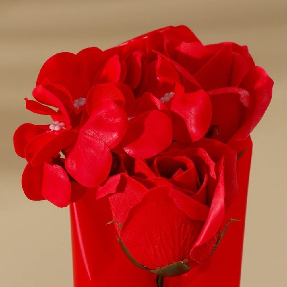 Подарочный мыльный букет из розочек «Весна»