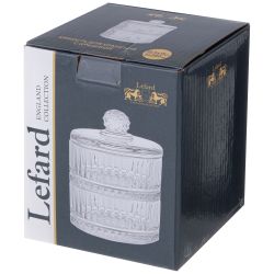 ЕМКОСТЬ ДЛЯ ХРАНЕНИЯ LEFARD С КРЫШКОЙ 2 ЯРУСА "ROXY" 10,5*15 СМ, 280 МЛ (КАЖДАЯ)