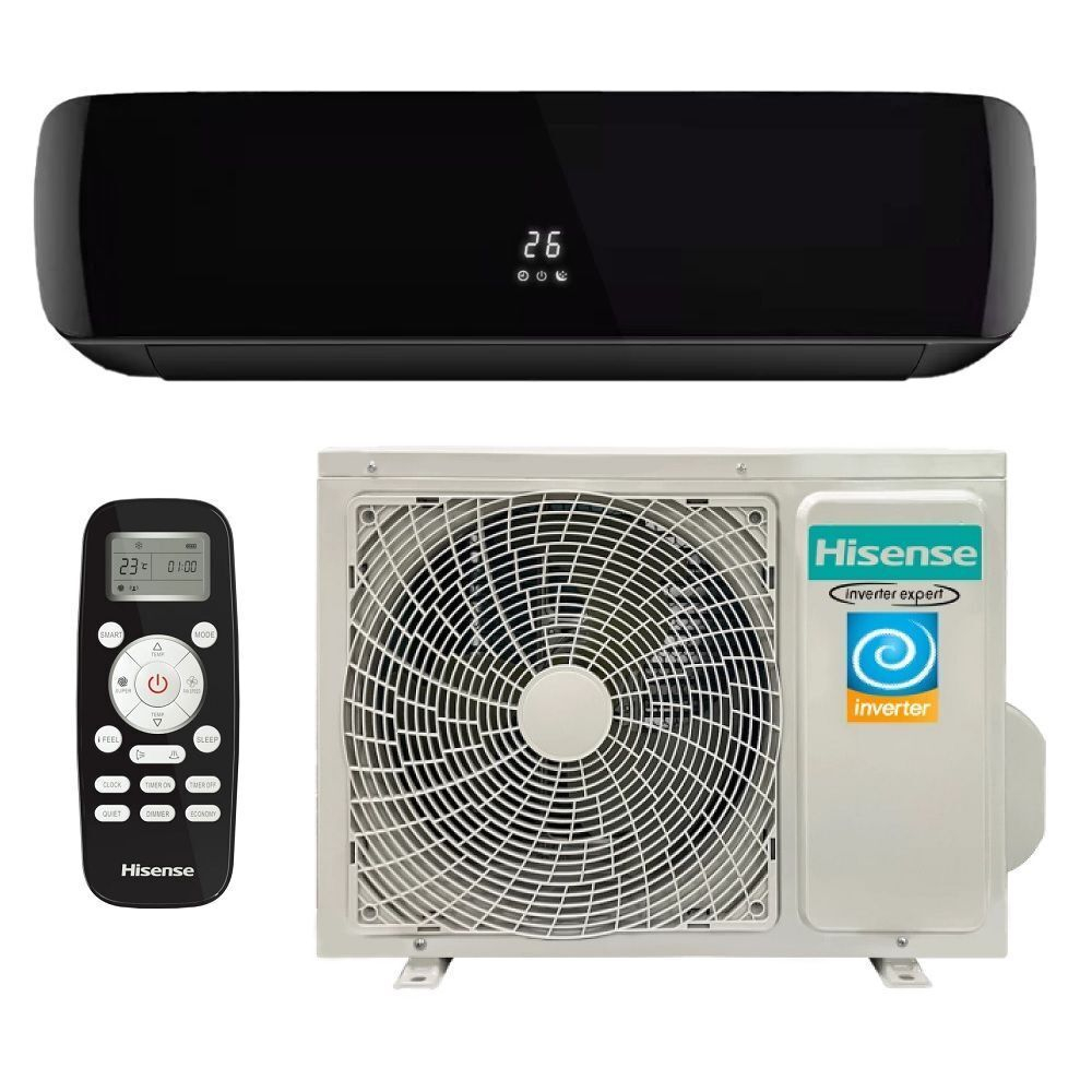 Сплит-система HISENSE BLACK CRYSTAL Super DC Inverter А++ AS-13UW4RVETG01(B)
