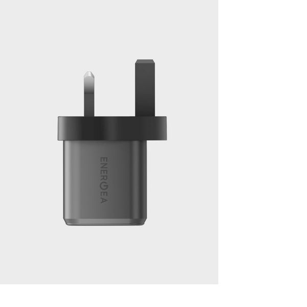 Сетевое зарядное устройство Energea AmpCharge 20W, Темно-серый | Gunmetal