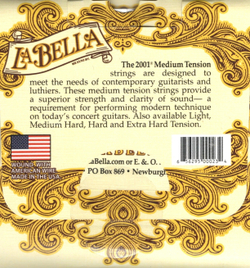 Струны для классической гитары La BELLA 2001 medium tension