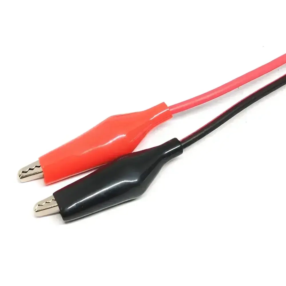 Щупы для мультиметра "крокодил - банан", провод 1метр