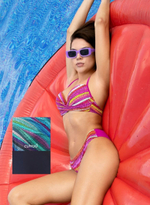 Раздельный купальник Tropicana (Размер: B/XXL) (Цвет: синий)