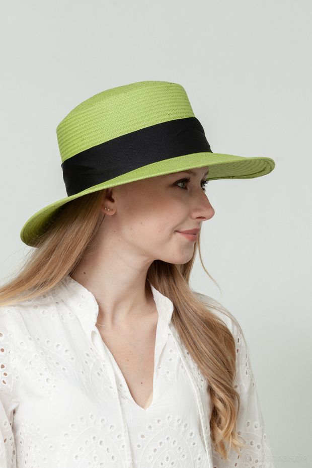 S09-1 Шляпа Kar. (Коралл / 56-57 / 30х30х6 / Соломка / 0.3)