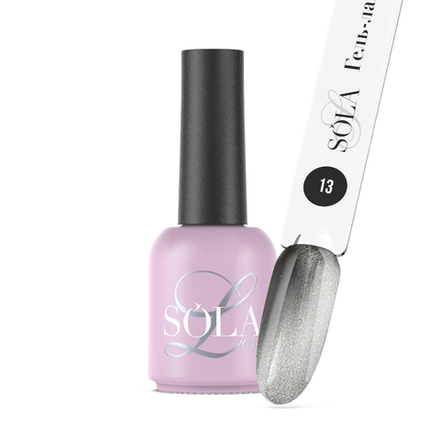 SoLa Гель-лак Silk Cat 13 Кошачий глаз, 10мл
