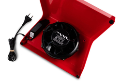 Пылесос MAX Ultimate-7 настольный супермощный (76Вт) Красный с красной подушкой