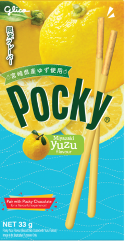 Pocky бисквитные палочки со вкусом Юдзу