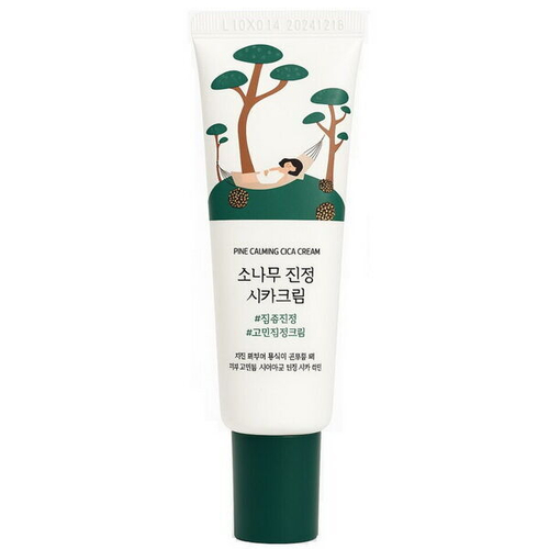 Успокаивающий крем с экстрактом сосны и центеллы Round Lab Pine Calming Cica Cream, 50мл