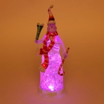 Сувенир с подсветкой «Сказочный снеговик» 10*9,6*29 см