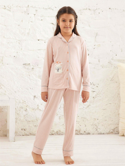 RELAX MODE / Пижама для девочки теплая плотная вискоза хлопок - 10600