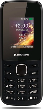 Мобильный телефон TeXet TM-117 черный