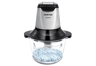 Измельчитель (чоппер) CENTEK CT-1392/1395/1393 скорости, разборные ножи, 4 лезвия, стакан на 2,0 л мощн. 600 Вт