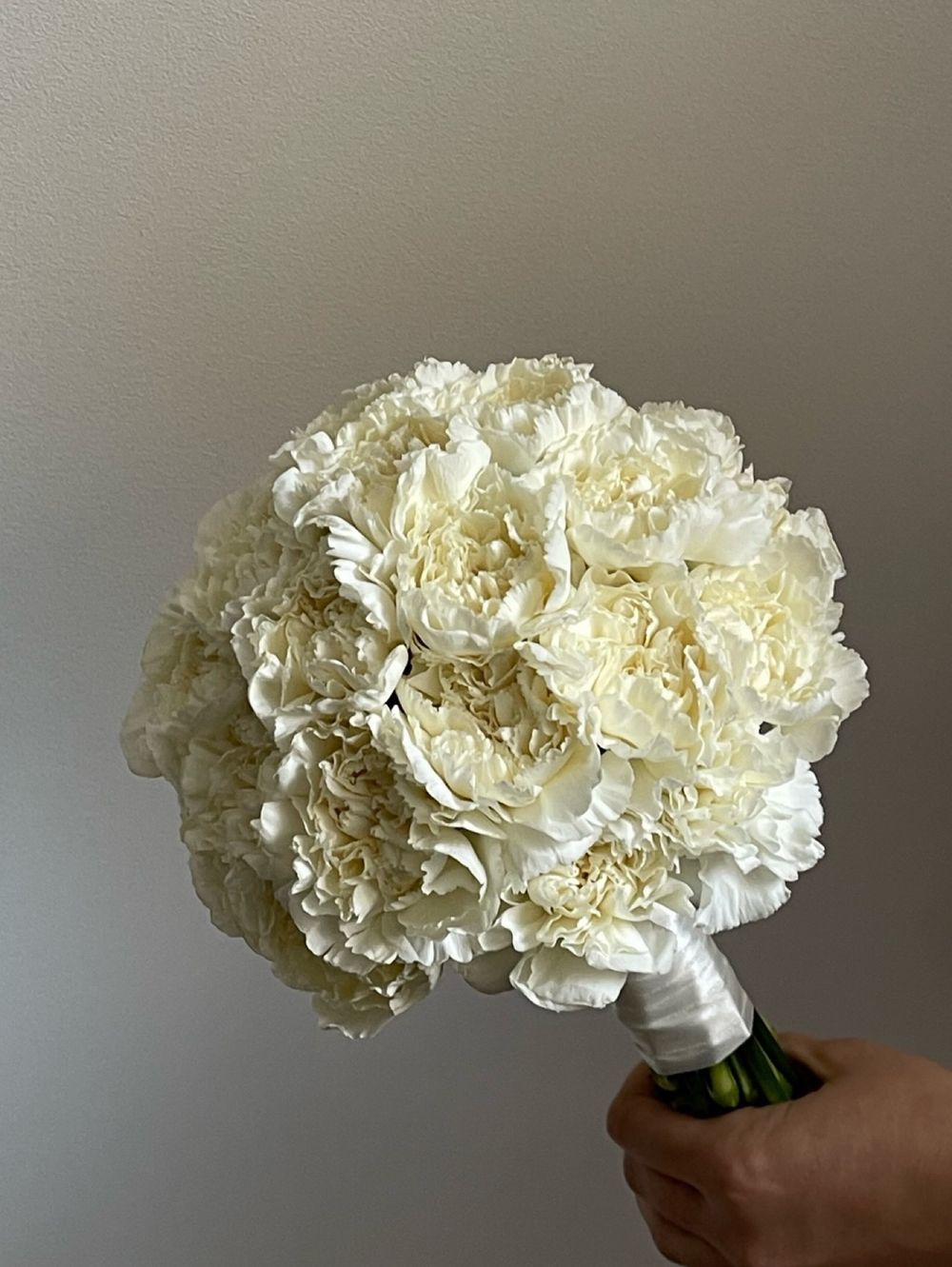 Свадебный букет из диантусов