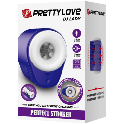 Мастурбатор с вибрацией Pretty Love DJ Lady BM-00900T96