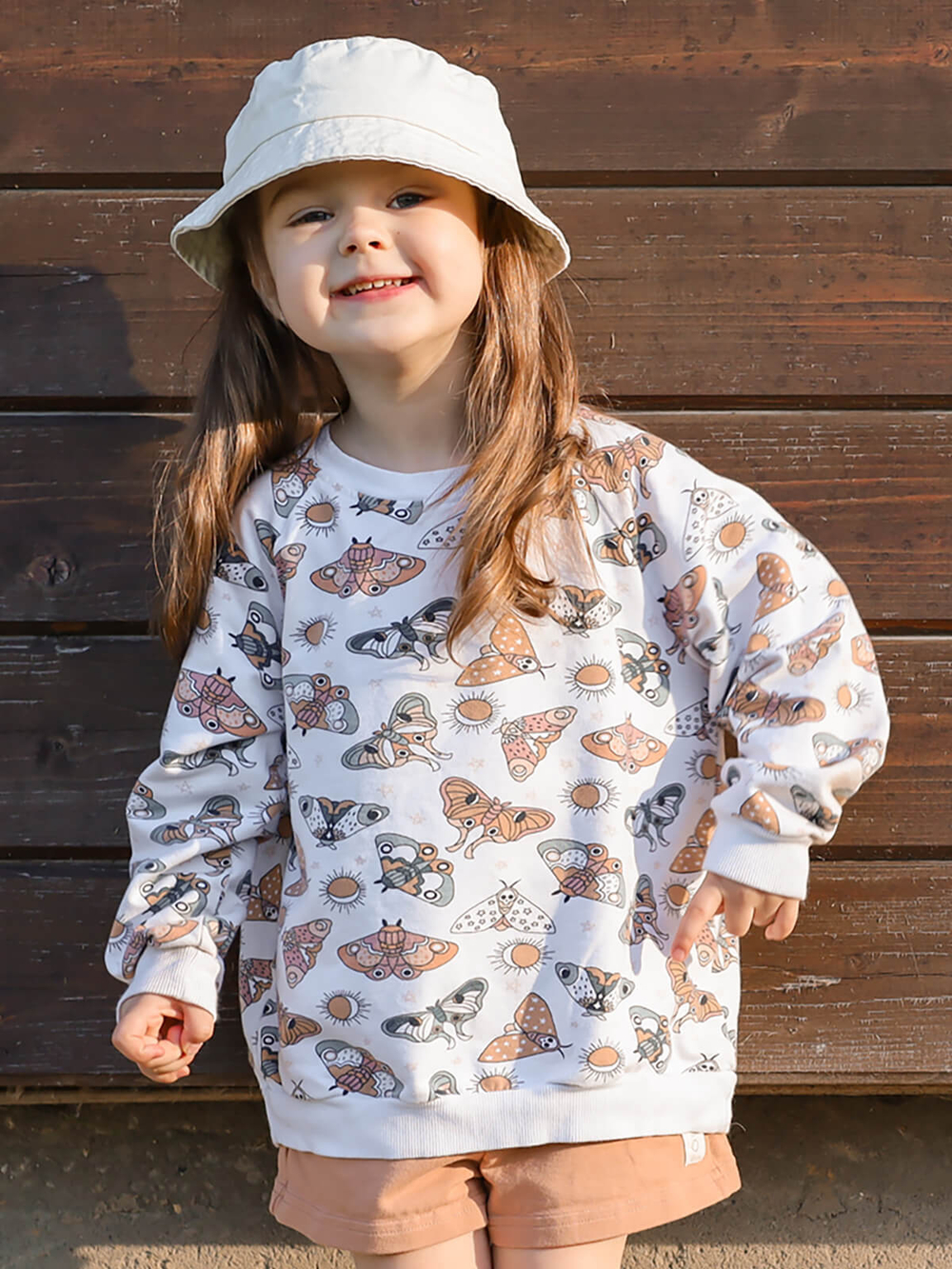 Свитшот оверсайз Mjölk Бабочки