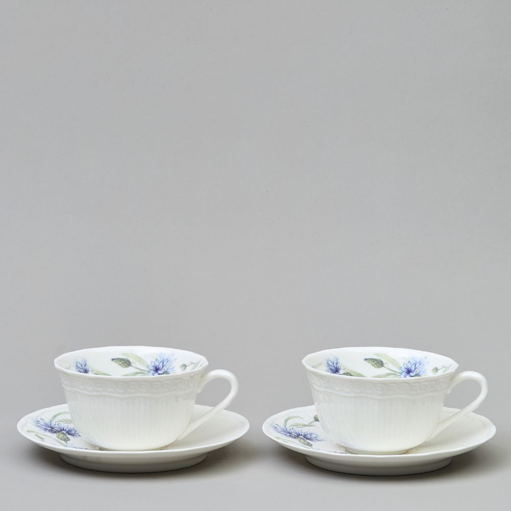 ЧАЙНЫЙ НАБОР LEFARD "ВАСИЛЬКИ" НА 2 ПЕР. 4 ПР. 330 МЛ