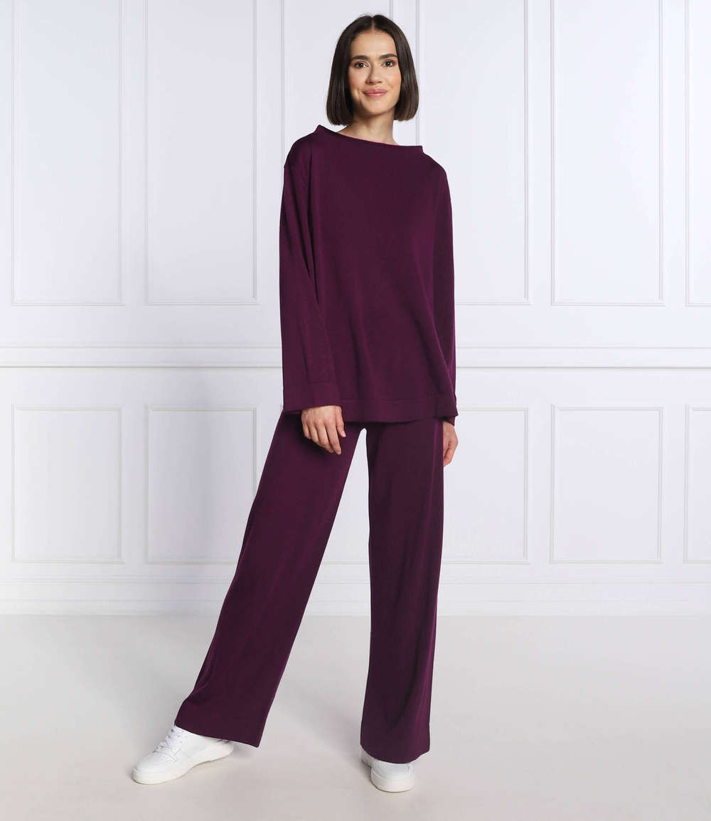 Хлопковый свитер Liviana Conti - фиолетовый(CNTA03)