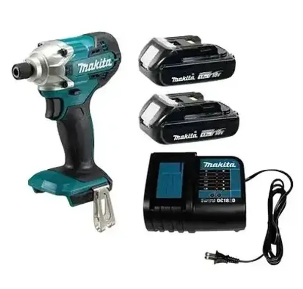 Компактный аккумуляторный ударный шуруповерт Makita DTD156SYE