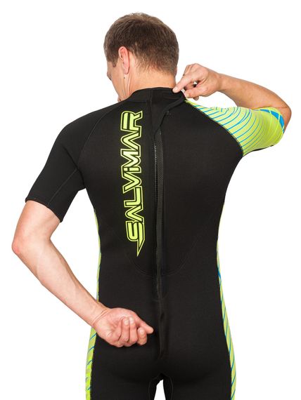 Короткий мужской гидрокостюм для серфинга Salvimar Riviera Short men 3 мм