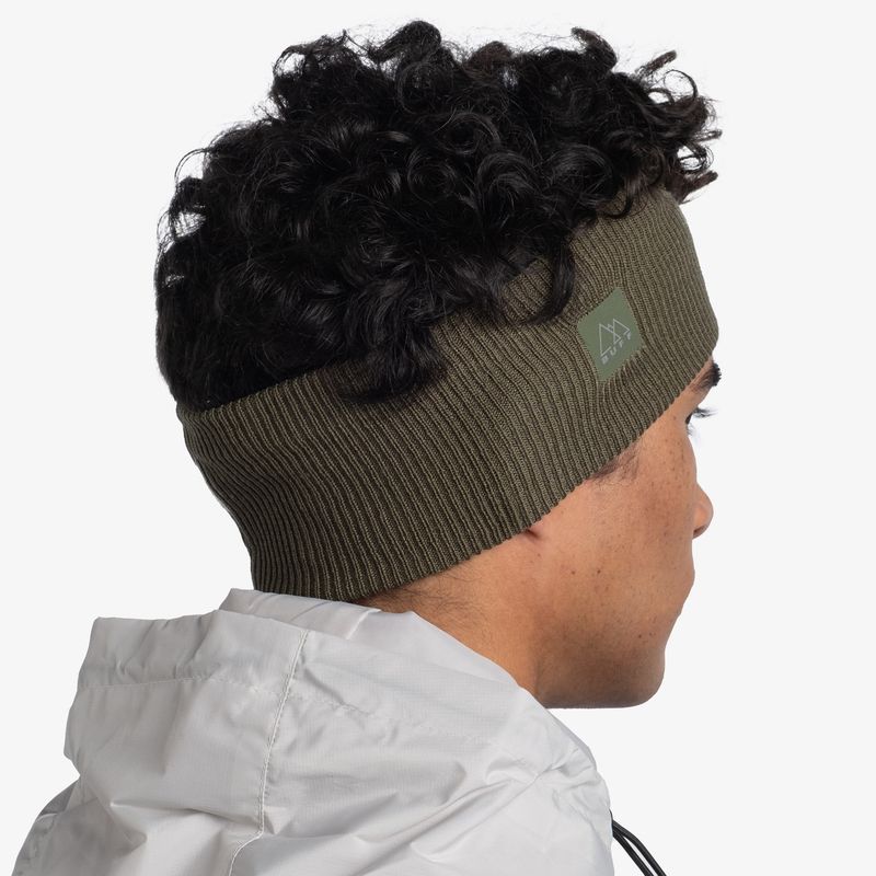 Повязка Buff Crossknit Headband Solid Camouflage Фото 5