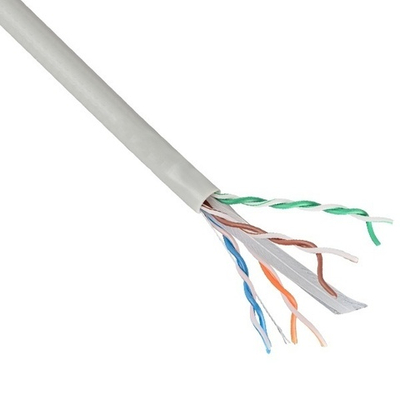 Кабель витая пара неэкранированный U/UTP 4х2х23AWG cat 6 solid серый [305м] ITK (провод для интернета) LC1-C604-111