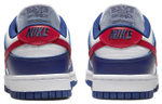Кроссовки Nike Dunk Low "White And University Red" (Женская размерная сетка)