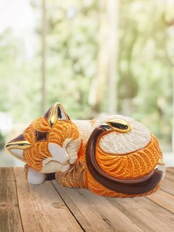 De Rosa Rinconada Статуэтка Кошка спящая