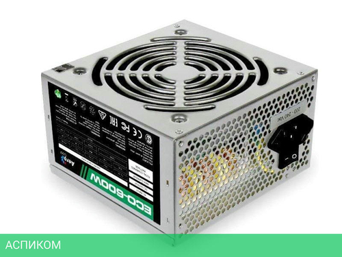 Блок питания AeroCool ECO-600W (ACPN-EC60NEY.11)