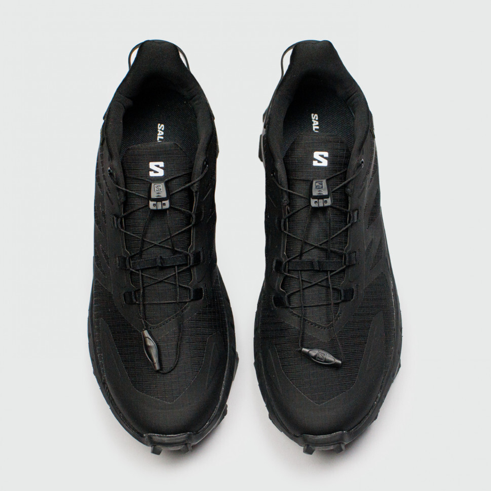 кроссовки Salomon Supercross 4 Black White Logo