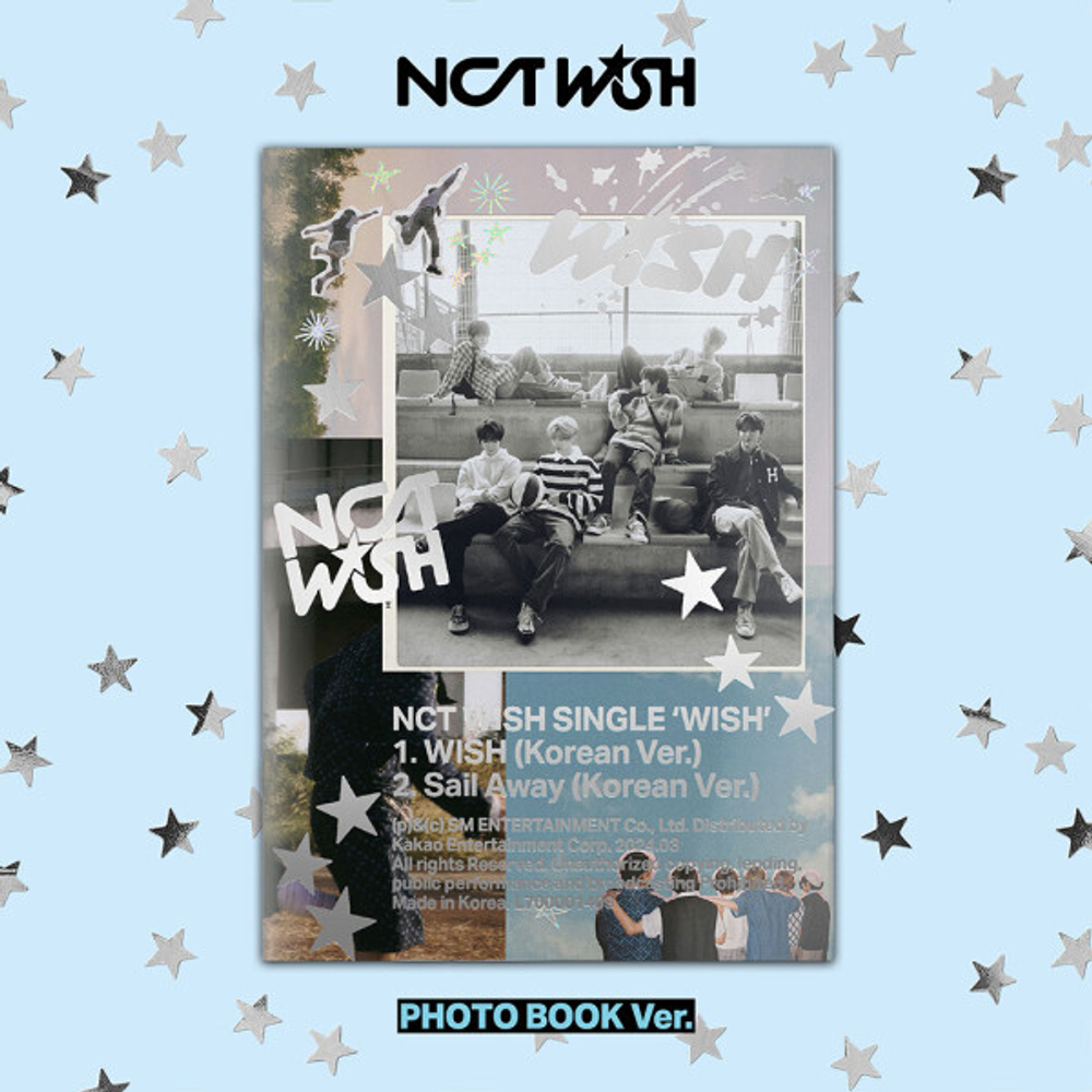Альбом NCT WISH- Debut Single Album WISH (Photobook Ver.)