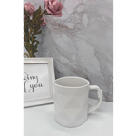 Кружка керамическая 420мл «Белая» мятая