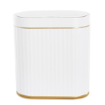 Ведро для мусора сенсорное, овал, Foodatlas JAH-6713, 8 л (белый)