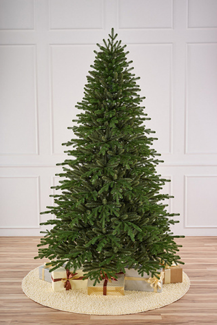 Ель искусственная Орловская 1,8 м ПРЕМИУМ подставка металл Литые ветки+Пленка ПВХ МаксКристмас