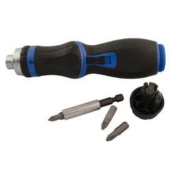 KING TONY (32809MR) Реверсивная отвертка с битами 9 в 1